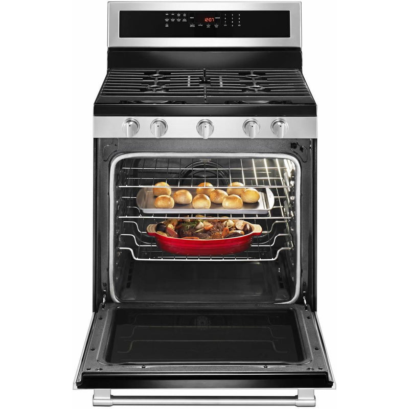 Maytag 30-inch Freestanding Gas Range with True Convection Technology MGR8800FZ