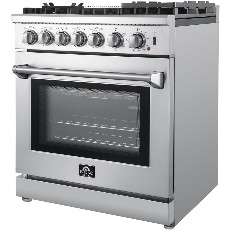 Forno Lazio 30" Freestanding Dual Fuel Range FFSGS6196-30 IMAGE 2