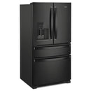 Whirlpool 36-inch, 24.5 cu. ft. French 4-Door Refrigerator WRX735SDHV (Black Stainless)WRX735SDHV