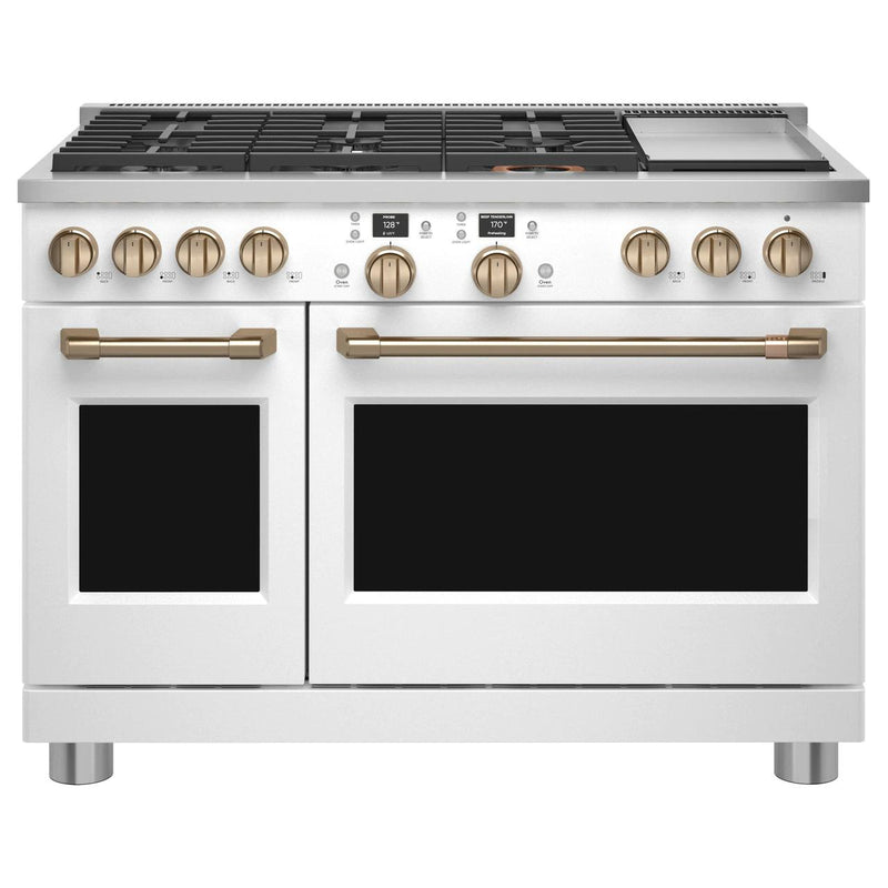 Café 48-inch Freestanding Dual-Fuel Range with 6 Burners and Griddle C