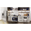KitchenAid 30-inch Freestanding Dual-Fuel Range with Even-Heat™ KDRS407VBU