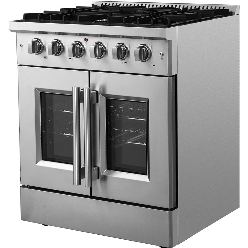 Forno Galiano 30" Freestanding French Door Gas Range FFSGS6444-30 IMAGE 3