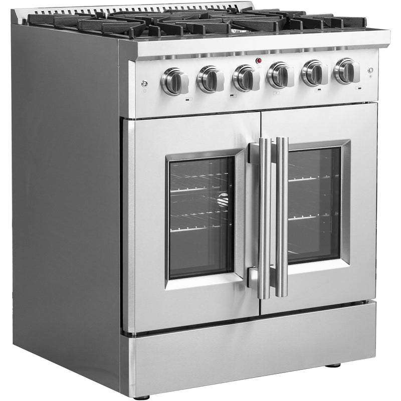 Forno Galiano 30" Freestanding French Door Gas Range FFSGS6444-30 IMAGE 5