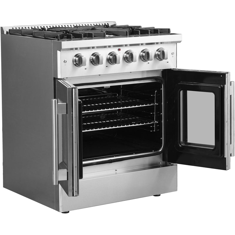 Forno Galiano 30" Freestanding French Door Gas Range FFSGS6444-30 IMAGE 6