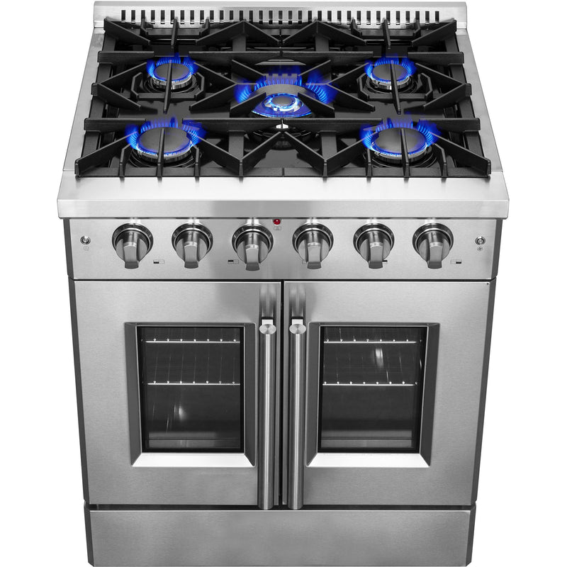 Forno Galiano 30" Freestanding French Door Gas Range FFSGS6444-30 IMAGE 7