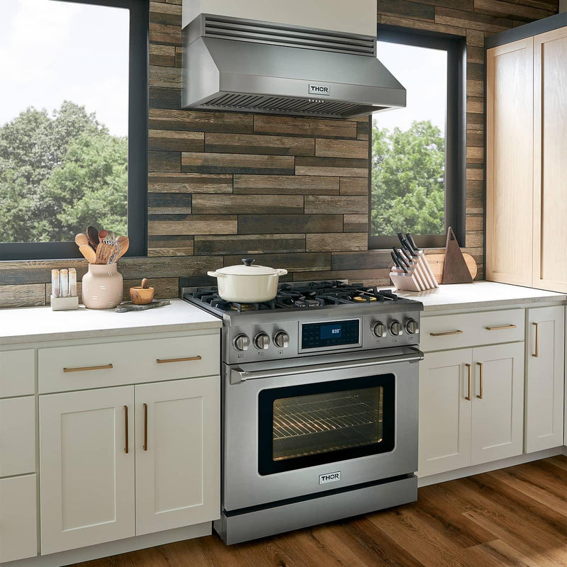  Thor Kitchen 36-inch Freestanding Gas Range with Convection Technology TRG3601 IMAGE 10