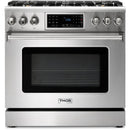 Thor Kitchen 36-inch Freestanding Gas Range with Convection Technology TRG3601 IMAGE 1