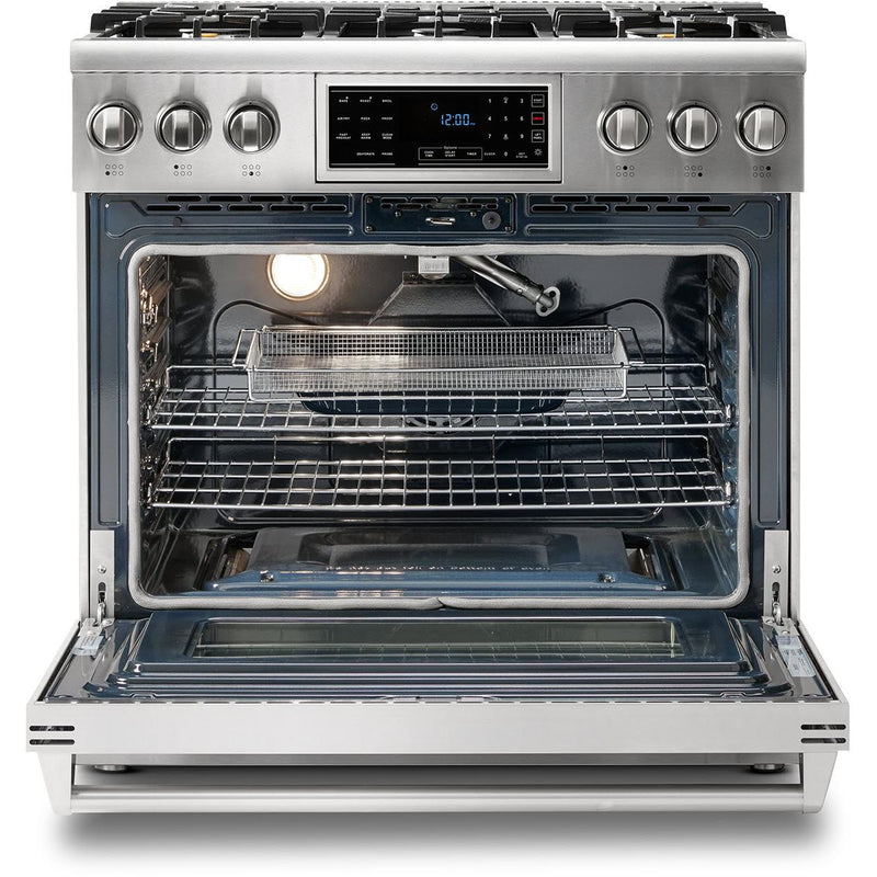  Thor Kitchen 36-inch Freestanding Gas Range with Convection Technology TRG3601 IMAGE 7