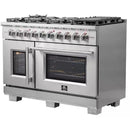 Forno Capriasca 48" Freestanding French Door Gas Range FFSGS6460-48 IMAGE 3