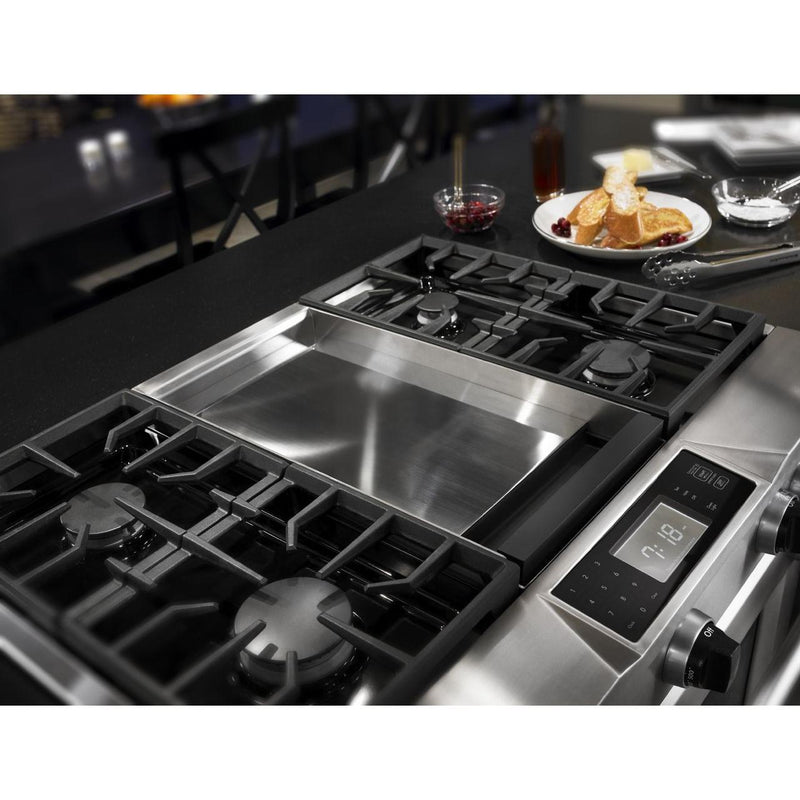 KitchenAid 36-inch Freestanding Dual-Fuel Range with Even-Heat™ KDRS463VSS IMAGE 3