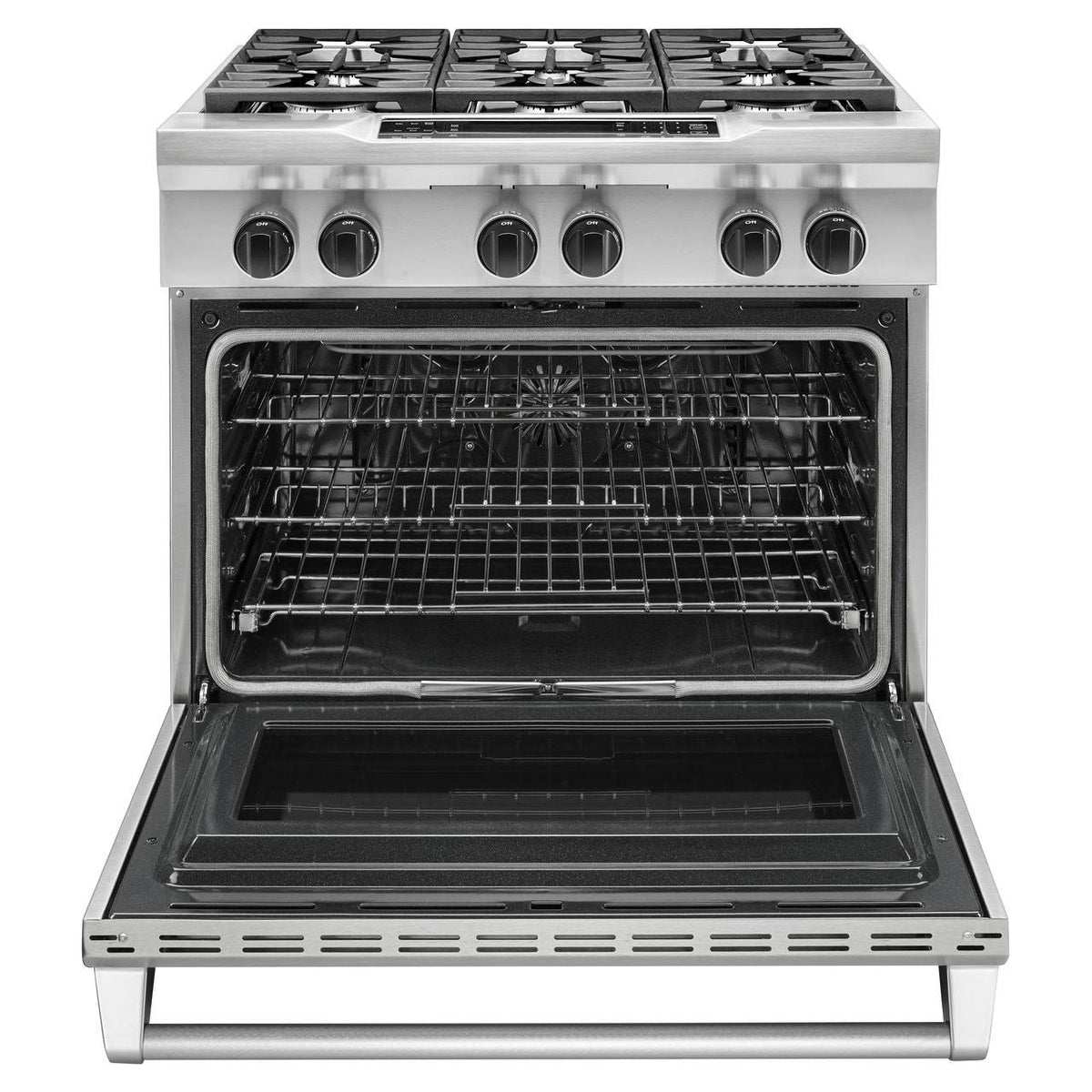 KitchenAid 36-inch Freestanding Dual-Fuel Range with Even-Heat™ KDRS46