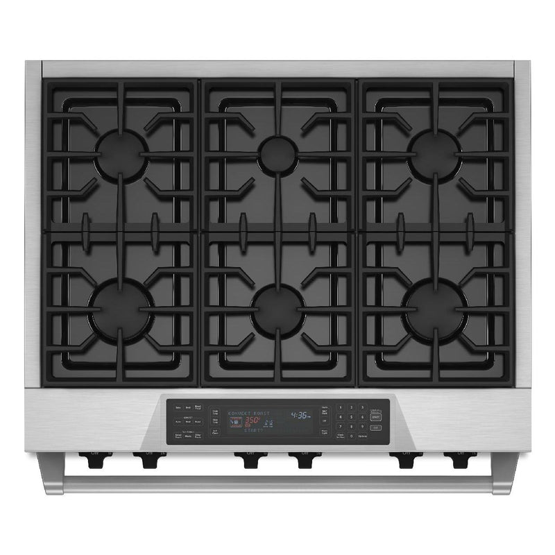 KitchenAid 36-inch Freestanding Dual-Fuel Range with Even-Heat™ KDRS467VSS IMAGE 4
