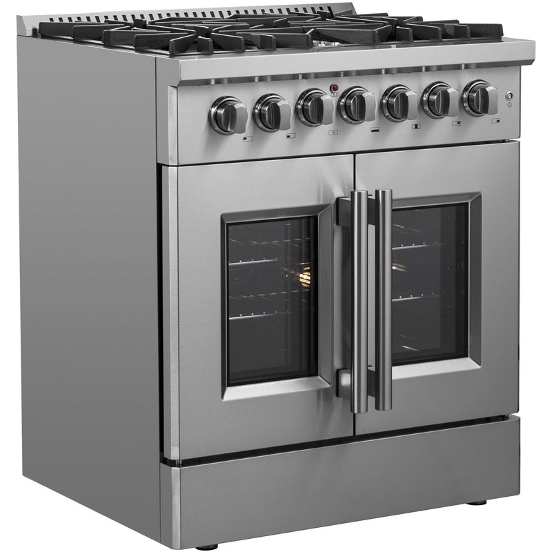 Forno Galiano 30" Freestanding French Door Dual Fuel Range FFSGS6356-30 IMAGE 5