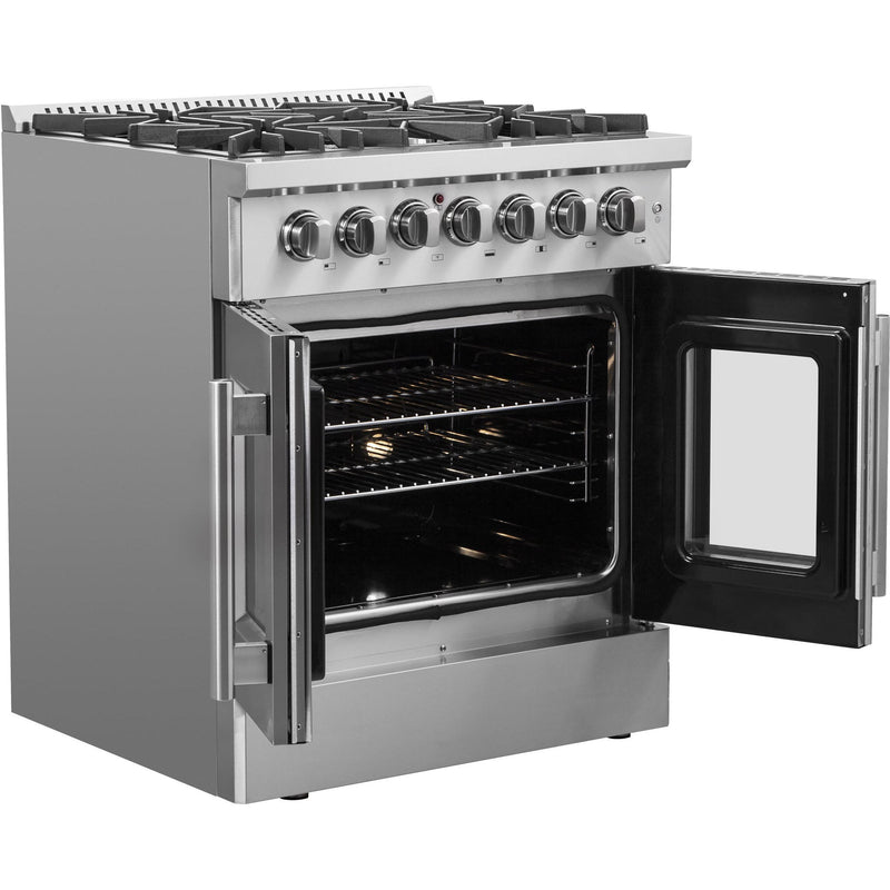 Forno Galiano 30" Freestanding French Door Dual Fuel Range FFSGS6356-30 IMAGE 6