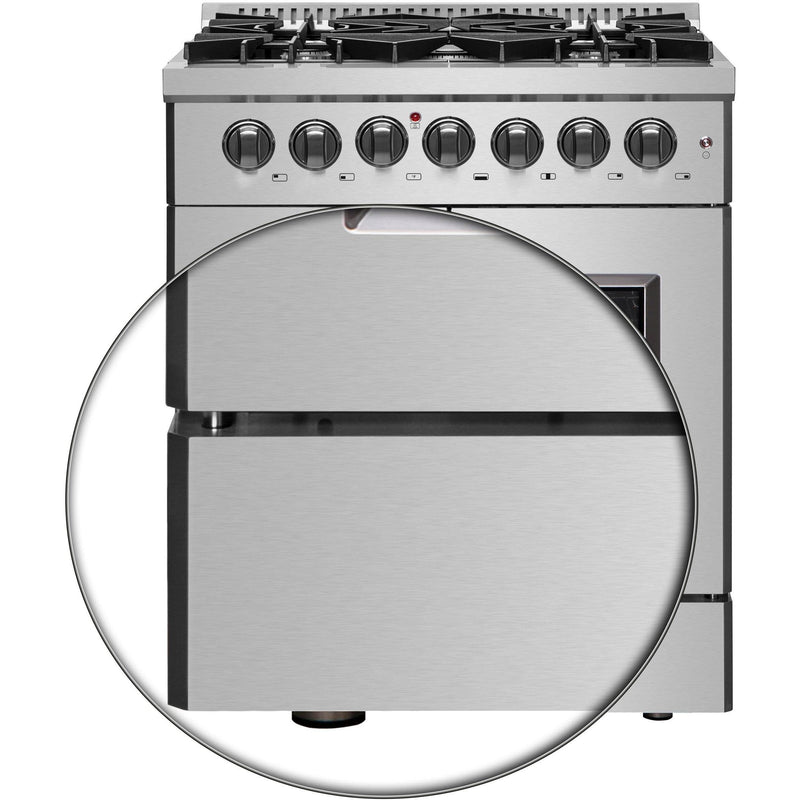 Forno Galiano 30" Freestanding French Door Dual Fuel Range FFSGS6356-30 IMAGE 9