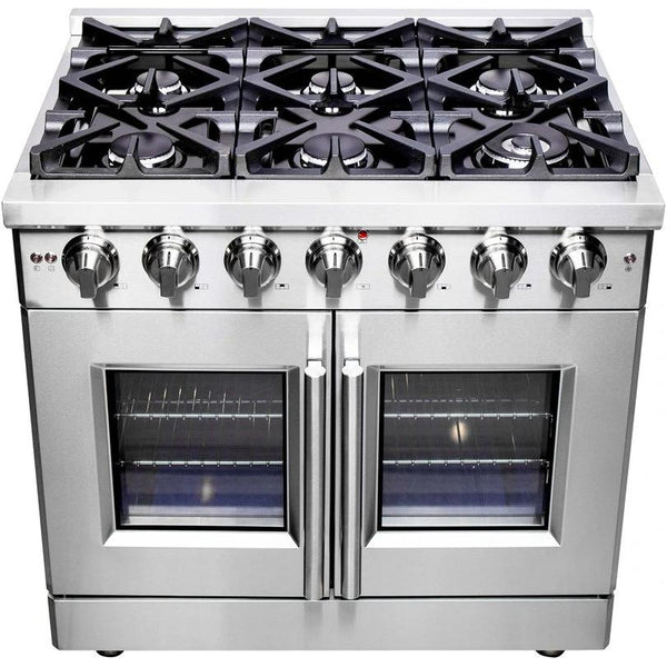 Forno 36-inch Freestanding Gas Range with Convection Technology FFSGS6439-36 IMAGE 1