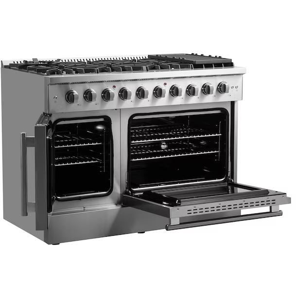 Forno Galiano 48" Freestanding French Door Gas Range FFSGS6444-48 IMAGE 2