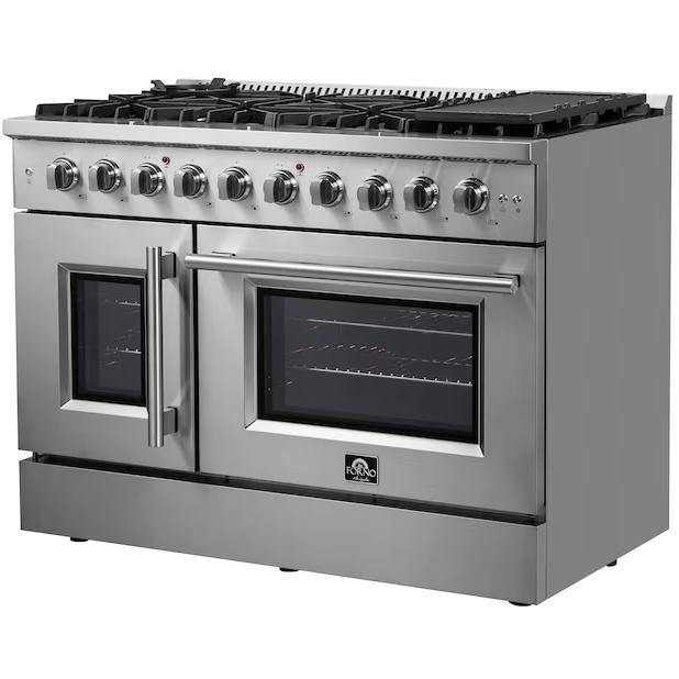 Forno Galiano 48" Freestanding French Door Gas Range FFSGS6444-48 IMAGE 3