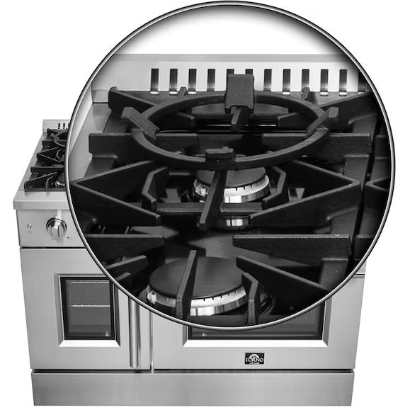 Forno Galiano 48" Freestanding French Door Gas Range FFSGS6444-48 IMAGE 6