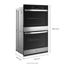 Whirlpool 30-inch, 10 cu. ft. Built-in Double Wall Oven WOED3030LS IMAGE 16