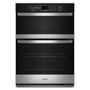 Whirlpool 30-inch, 6.4 cu. ft. Built-in Combination Wall Oven with Microwave Oven WOEC3030LS IMAGE 1
