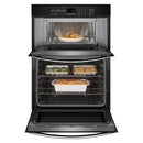 Whirlpool 30-inch, 6.4 cu. ft. Built-in Combination Wall Oven with Microwave Oven WOEC3030LS IMAGE 2