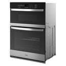 Whirlpool 30-inch, 6.4 cu. ft. Built-in Combination Wall Oven with Microwave Oven WOEC3030LS IMAGE 4