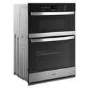 Whirlpool 30-inch, 6.4 cu. ft. Built-in Combination Wall Oven with Microwave Oven WOEC3030LS IMAGE 5