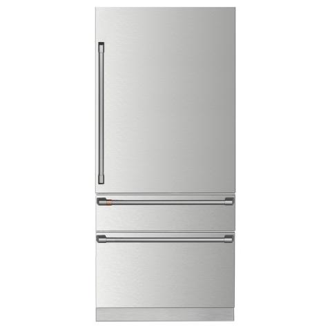 Café 36-inch, 20.2 cu. ft. Fully-Integrated Bottom Freezer Refrigerator with Wi-Fi Connect CIC36RP2VS1 IMAGE 1