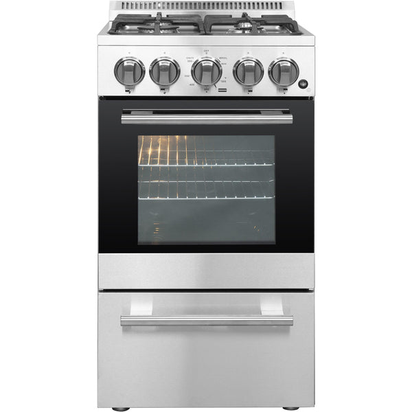 Forno Lamazze 20" Freestanding Gas Range FFSGS6265-20 IMAGE 1