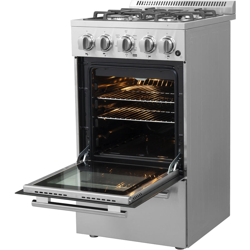 Forno Lamazze 20" Freestanding Gas Range FFSGS6265-20 IMAGE 4