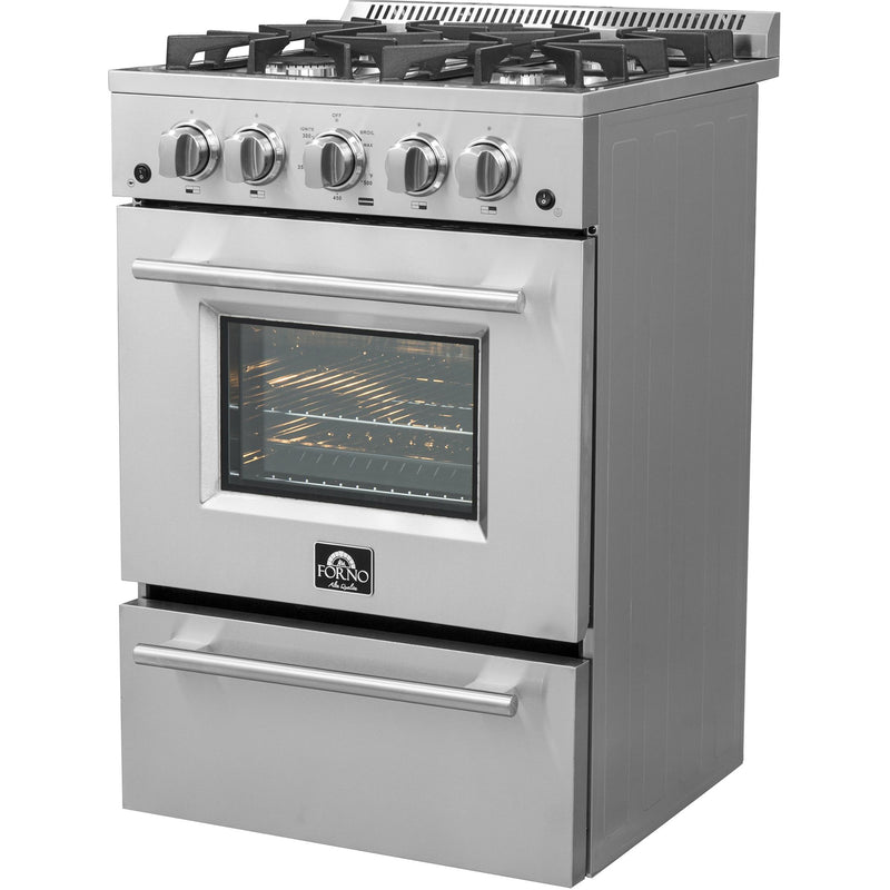 Forno Breno 24" Freestanding Gas Range FFSGS6272-24 IMAGE 19