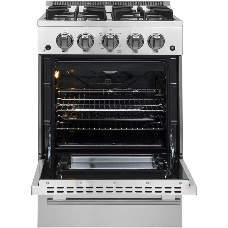 Forno Breno 24" Freestanding Gas Range FFSGS6272-24 IMAGE 2