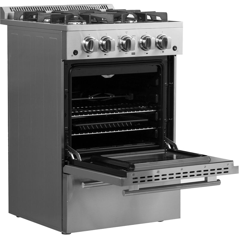 Forno Breno 24" Freestanding Gas Range FFSGS6272-24 IMAGE 3