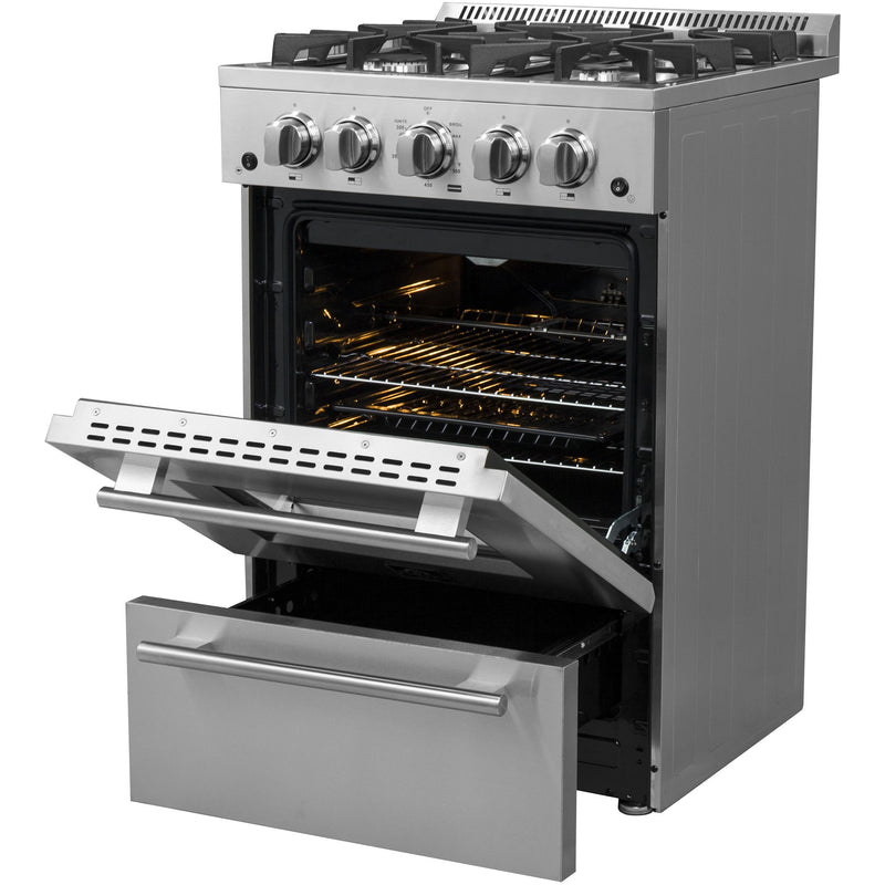 Forno Breno 24" Freestanding Gas Range FFSGS6272-24 IMAGE 6