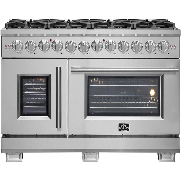 Forno Capriasca 48-inch Freestanding Dual Fuel Range FFSGS6387-48 IMAGE 1