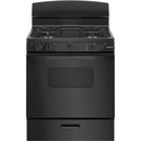 Hotpoint 30-inch Freestanding Gas Range RGBS330DRBB IMAGE 1