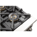 Forno Capriasca Alta Qualita 36-inch Freestanding Dual Fuel Range with Convection Technology FFSGS6187-36BLK IMAGE 6