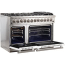 Forno Capriasca Alta Qualita 48-inch Freestanding Dual Fuel Range with Convection Technology FFSGS6187-48WHT IMAGE 4