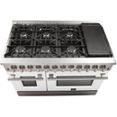Forno Galiano Alta Qualita 48-inch Freestanding Dual Fuel Range with Convection Technology FFSGS6156-48WHT IMAGE 4