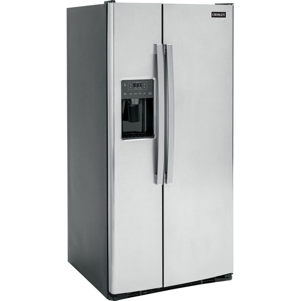 Crosley 32.75-inch, 23 cu. ft. Freestanding Side-by-Side Refrigerator with External Water and Ice Dispensing System XSS23GYPFS IMAGE 1