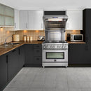 Forno Massimo 36" Freestanding Gas Range )Stainless Steel)FFSGS623936