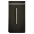 KitchenAid 25.5 cu. ft. Built-in Side-by-Side Refrigerator with Internal Ice Maker KBSN702MBS IMAGE 1
