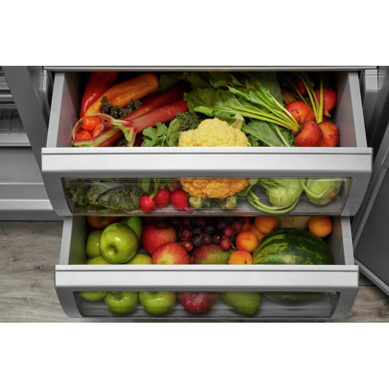 KitchenAid 48-inch, 30 cu. ft. Built-in Side-by-Side Refrigerator with Internal Ice Maker KBSN708MBS IMAGE 7