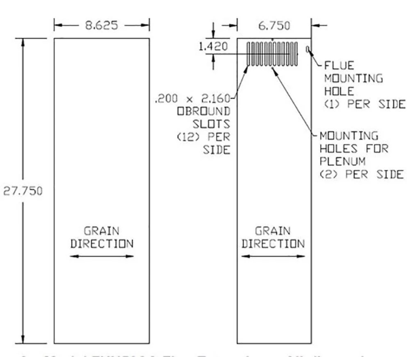 Broan Optional Flue Extension for B58 Range Hoods (FXN58SS)