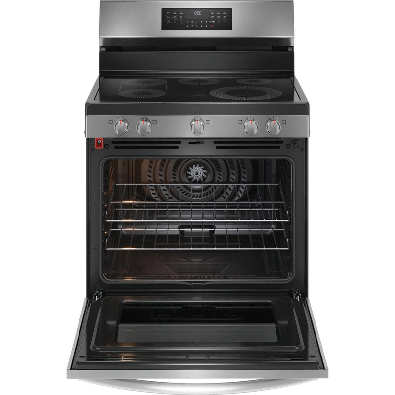 Frigidaire Gallery 30-inch Freestanding Electric Range with EvenTemp™ Technology GCRE3060BF IMAGE 2