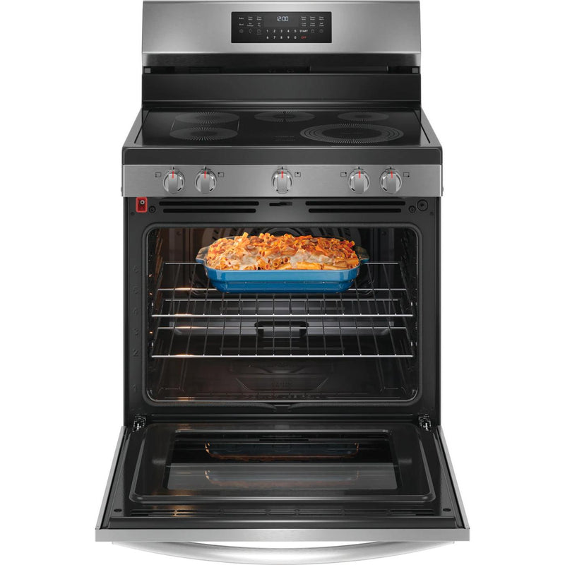 Frigidaire Gallery 30-inch Freestanding Electric Range with EvenTemp™ Technology GCRE3060BF IMAGE 3