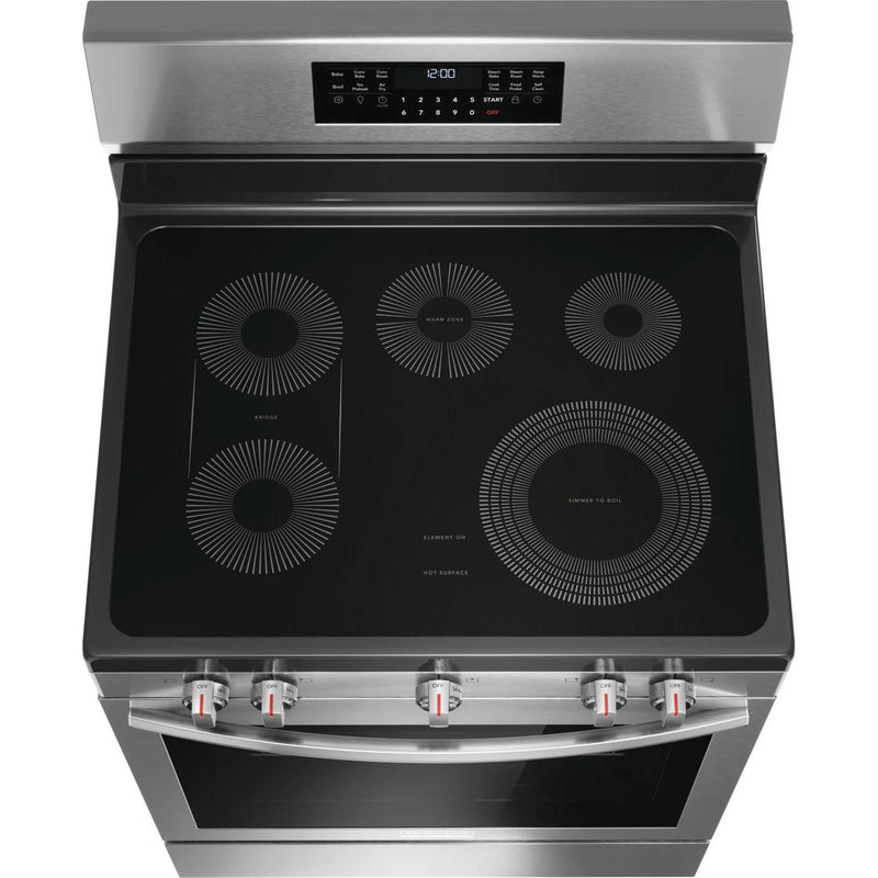 Frigidaire Gallery 30-inch Freestanding Electric Range with EvenTemp™ Technology GCRE3060BF IMAGE 4