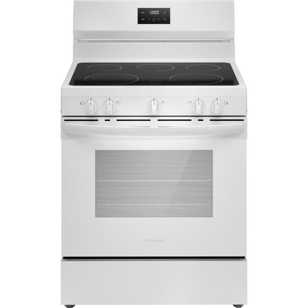 Frigidaire 30-inch Freestanding Electric Range with Even Baking Technology FCRE3052BW IMAGE 1