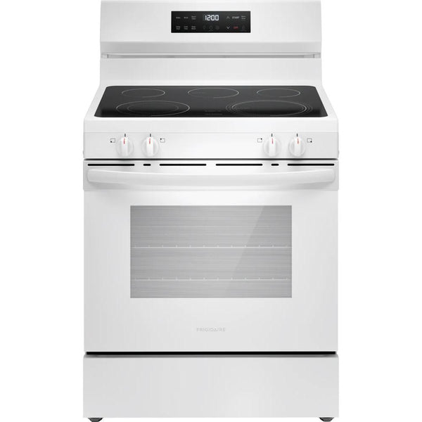 Frigidaire 30-inch Freestanding Electric Range with EvenTemp™ FCRE3062AW IMAGE 1